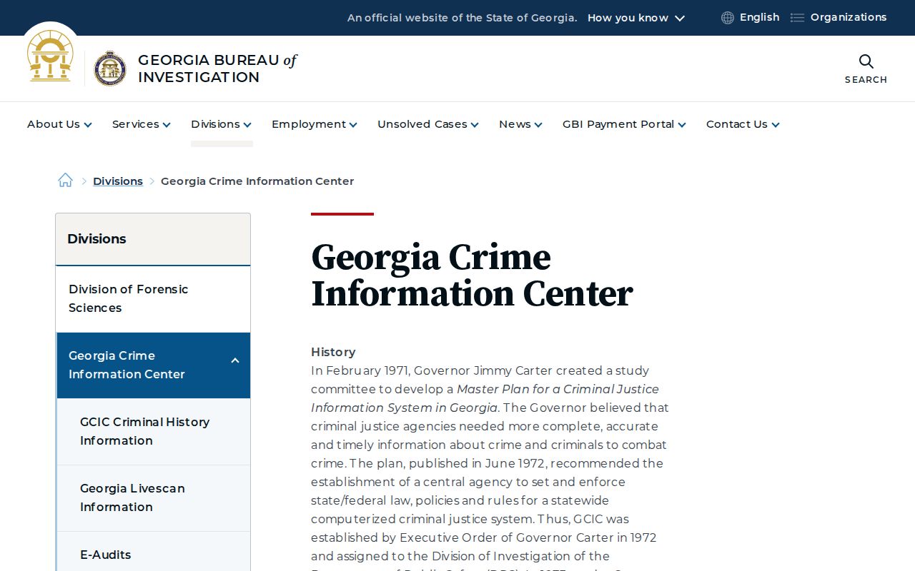 Turner County criminal history Georgia Crime Information Center