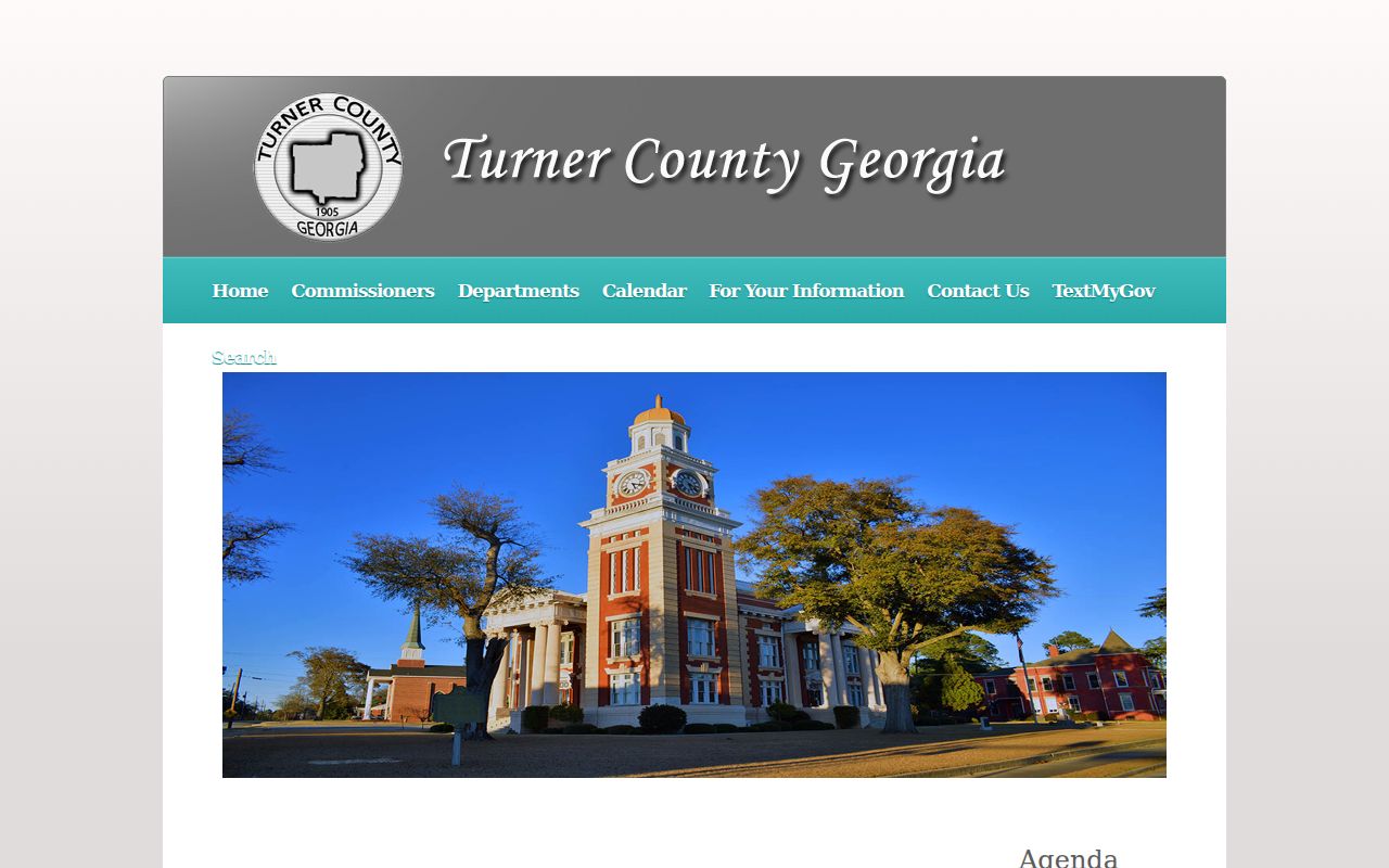 Turner County criminal history official county homepage